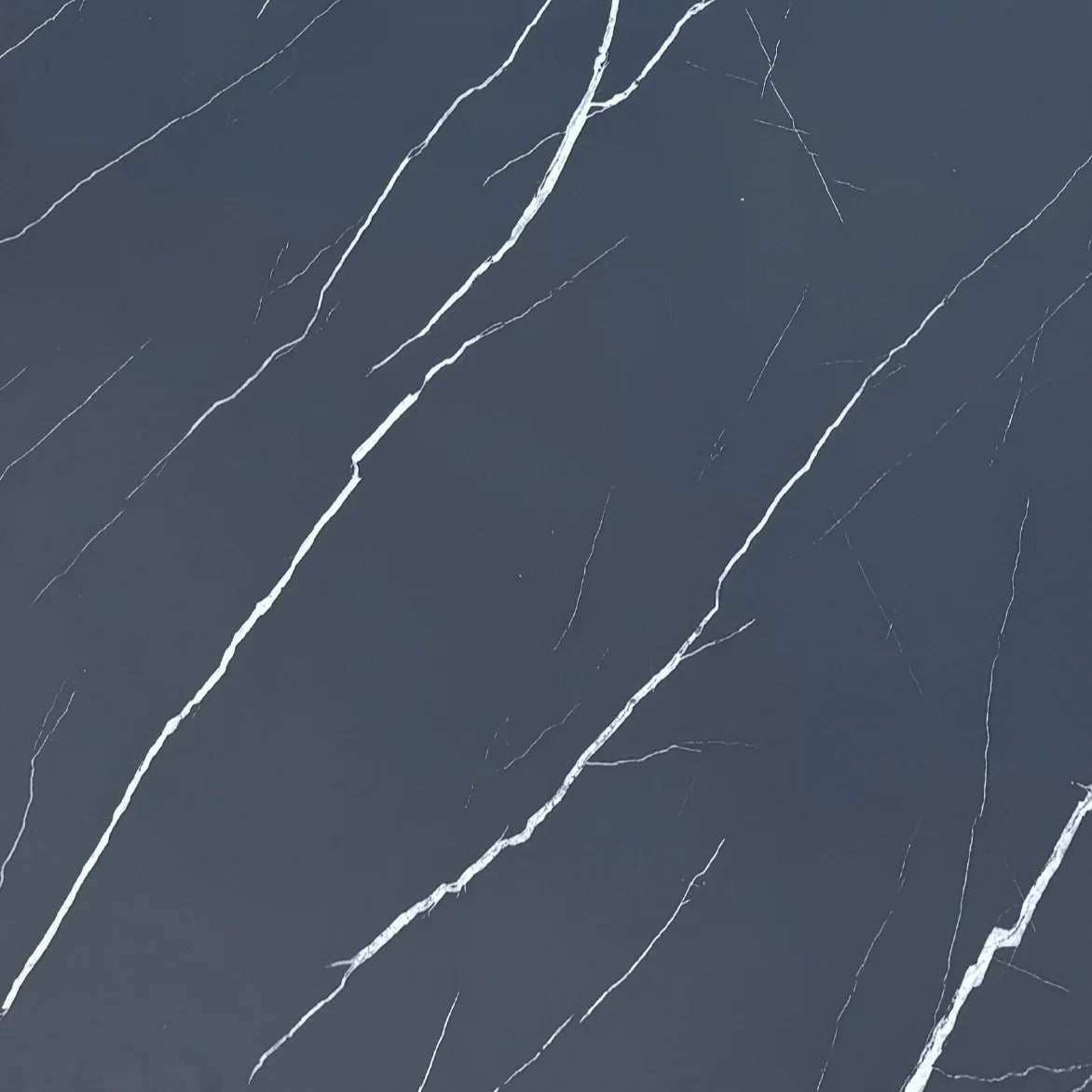 PVC marmeren wandpanelen - Marquina zwart - 260x122cm