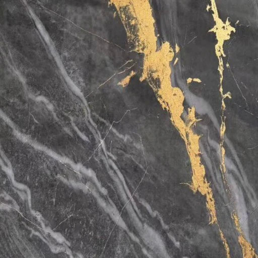 Panneaux muraux en marbre PVC - Grigio Orobico Gold - 260x122cm
