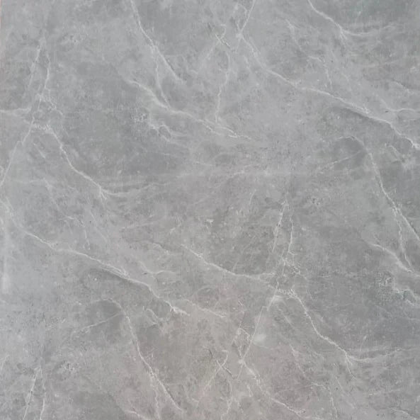PVC marmeren wandpanelen - Silver Wave glans grijs - 260x122cm
